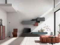 Soggiorno completo modello Sala901 di Mobilgam in Offerta Outlet