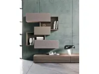 Soggiorno completo Sala903 di Mobilgam in legno a prezzo scontato