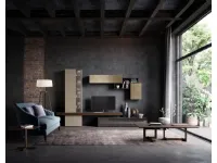Composizione per la zona giorno modello Sala914 di Mobilgam a prezzo Outlet
