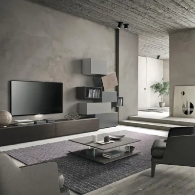 Soggiorno completo modello Sala927 di Mobilgam in Offerta Outlet
