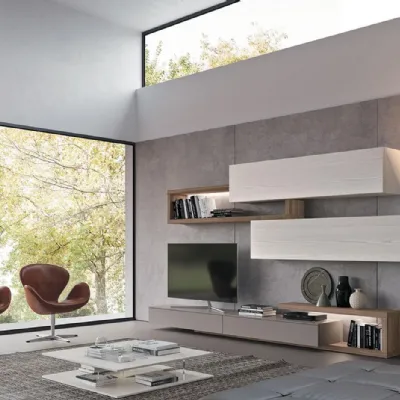 Composizione per la zona giorno modello Sala930 di Mobilgam in Offerta Outlet