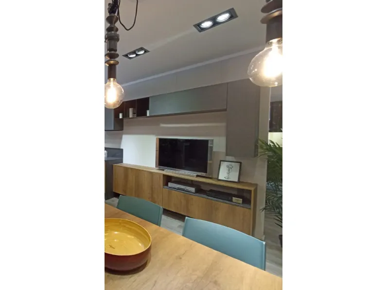 Soggiorno completo Sax living di Scavolini in stile design con forte sconto