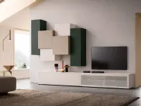 Soggiorno completo Skt29 di Tomasella in stile design con forte sconto