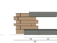 Soggiorno completo Skt31 di Tomasella in stile moderno a prezzi outlet