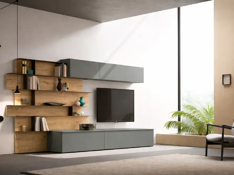Soggiorno completo Skt31 di Tomasella in stile moderno a prezzi outlet
