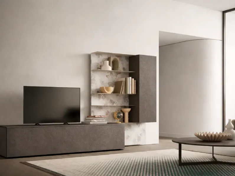 Soggiorno completo Skt4 di Tomasella in stile design a prezzi convenienti