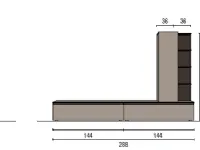 Soggiorno completo Skt8 di Tomasella in stile moderno a prezzi convenienti
