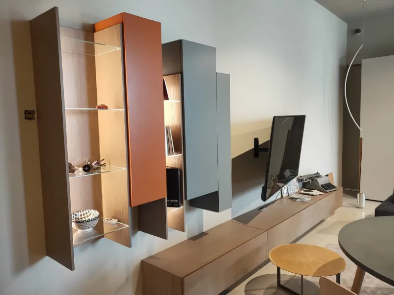 Soggiorno completo Skyline 2.0 di Astor mobili in stile moderno a prezzi outlet