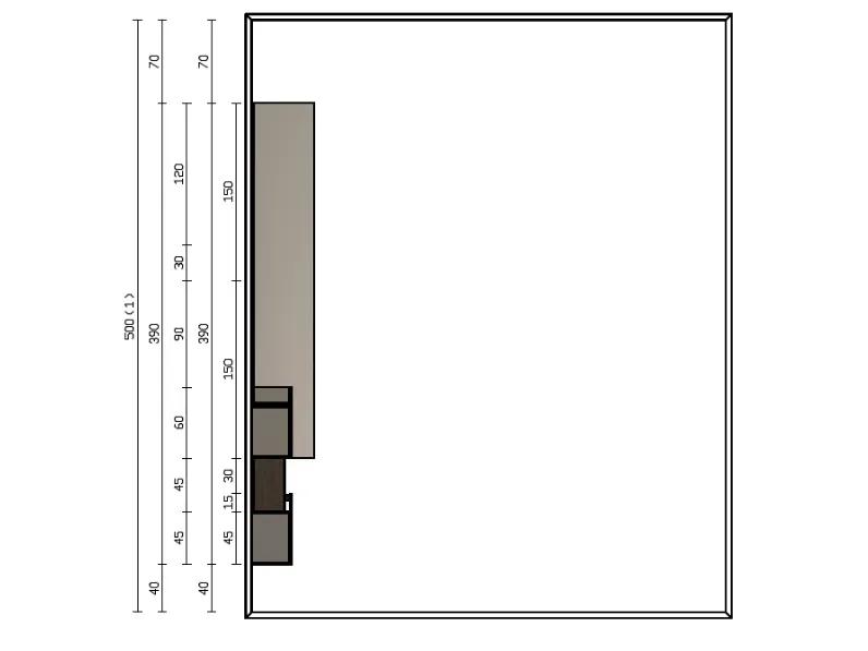 Soggiorno completo Sm003 di Imab in stile design a prezzi convenienti