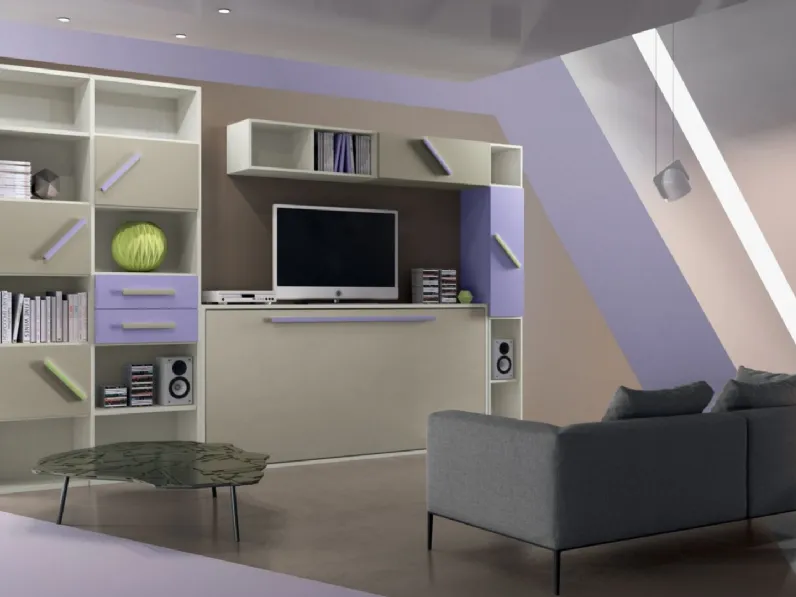 Soggiorno completo Smart di San martino mobili in stile moderno a prezzi outlet