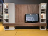 Soggiorno completo modello Soggiorno componibile spazioteca pianca  di Pianca a prezzo Outlet