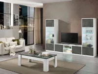 Composizione per il living modello Soggiorno giada comp.02 di Artigianale in Offerta Outlet