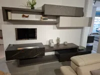 Soggiorno completo Soggiorno lampo con frontali ceramica di Sangiacomo in stile moderno a prezzi convenienti