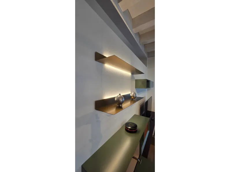 Soggiorno completo Soggiorno living sospeso   di Novamobili in legno a prezzo Outlet