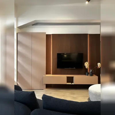 Soggiorno completo Soggiorno olivieri di Olivieri in stile moderno a prezzi outlet