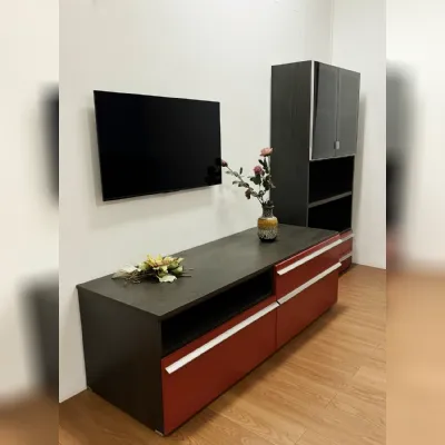 Soggiorno completo modello Soggiorno s228 di Artigianale a prezzo Outlet