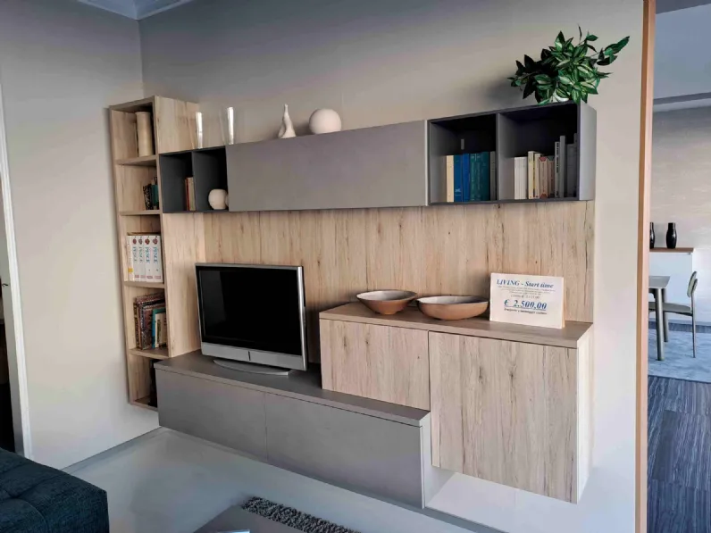 Soggiorno completo Soggiorno start time di Veneta cucine in stile moderno a prezzi outlet