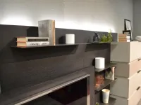 Soggiorno completo Space  di Tomasella in laminato materico in Offerta Outlet