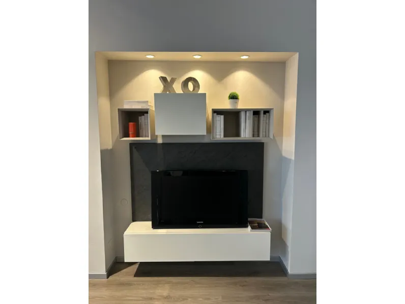 Soggiorno completo modello Spazio di Pianca a prezzo scontato