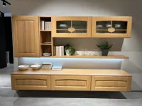 Soggiorno completo Veronica di Lube cucine in stile classico a prezzi outlet