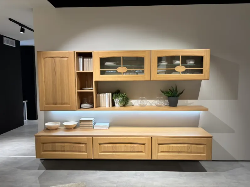 Soggiorno completo Veronica di Lube cucine in stile classico a prezzi outlet