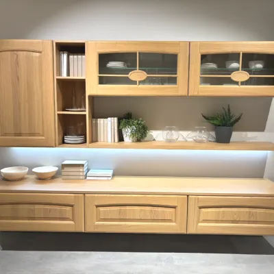Soggiorno completo Veronica di Lube cucine in stile classico a prezzi outlet