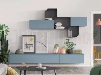 Soggiorno completo Volo s305 di Colombini casa in stile design a prezzi outlet