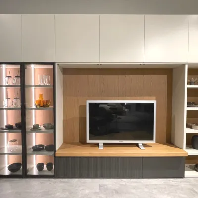 Soggiorno completo Wall 30 di Novamobili in stile design con forte sconto
