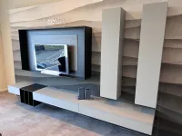 Composizione per il living modello Wallover di Caccaro a prezzo Outlet