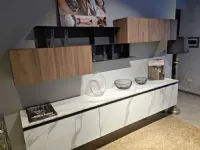 Soggiorno completo modello Kal pietra bianco di Arredo3 a prezzo Outlet