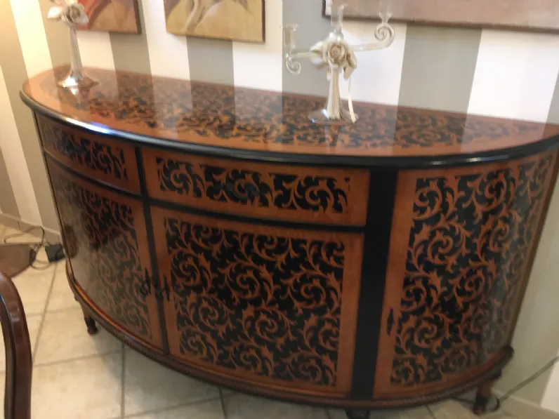  Credenza classica intarsiata Artigianale OFFERTA OUTLET