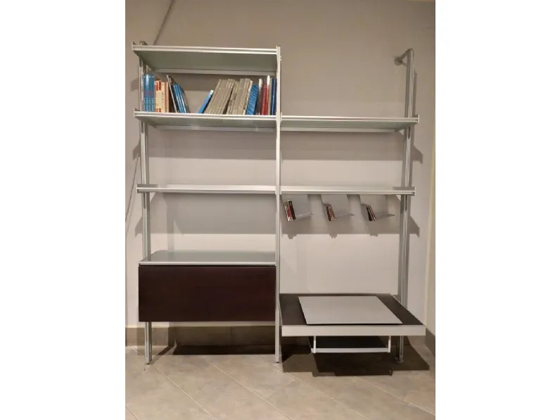 Libreria Longhi Vertical Mht7 Longhi in metallo, porta tv
