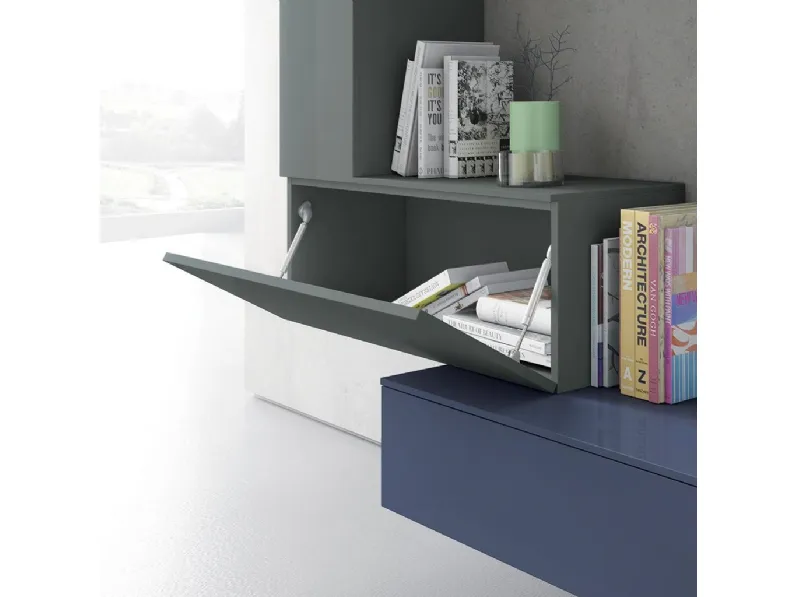Mobile porta tv  mobili soggiorno living per tv in laccato luido di Collezione esclusiva in offerta
