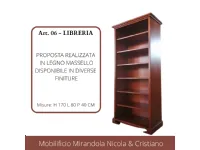 Libreria Art.06-libreria classica trento Mirandola in stile classico a prezzo ribassato