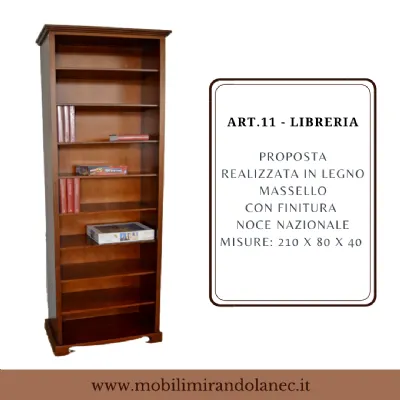 Libreria modello Art.11-libreria classic padova di Mirandola nicola e cristano a prezzo Outlet