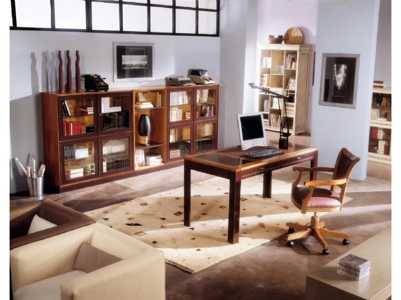 Libreria Composizione n Artigianale in stile classica con forte sconto