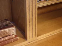 Libreria Artigianale in legno Sahara in Offerta Outlet