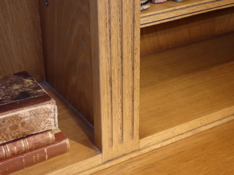 Libreria Artigianale in legno Sahara in Offerta Outlet