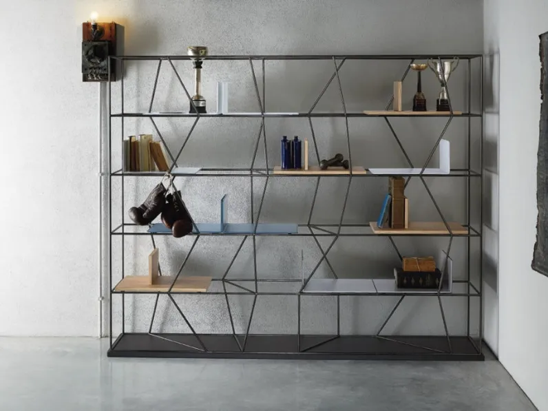 Libreria Libreria lexington  Bontempi in stile design con forte sconto
