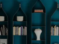 Libreria Swing in stile design di Cattelan italia in OFFERTA OUTLET 