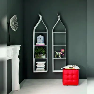 Libreria Swing in stile design di Cattelan italia in OFFERTA OUTLET 