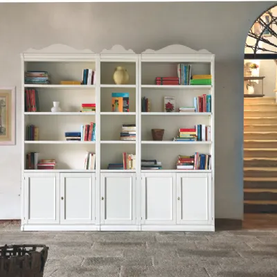 Libreria Decor art in laccato opaco a prezzo Outlet: scopri Libreria mod.chantal