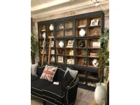 Libreria Dialma brown in legno cod. 5491 / 5492
