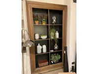 Libreria Dialma brown in legno Libreria cornice a prezzo scontato
