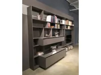 Libreria Flat.c B&b in laccato opaco a prezzo scontato