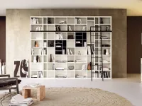 Libreria modello Biblioteca componibile di giessegi scontata del 30% di Giessegi a prezzo Outlet