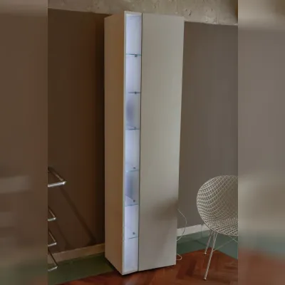 Libreria in laccato opaco stile design Hudson Minotti