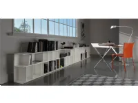 Libreria in laccato opaco stile moderno Wally Cattelan