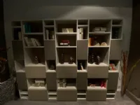 Libreria in laminato opaco stile moderno Cinquanta3 Battistella
