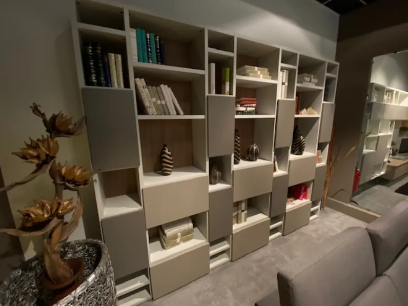 Libreria in laminato opaco stile moderno Cinquanta3 Battistella